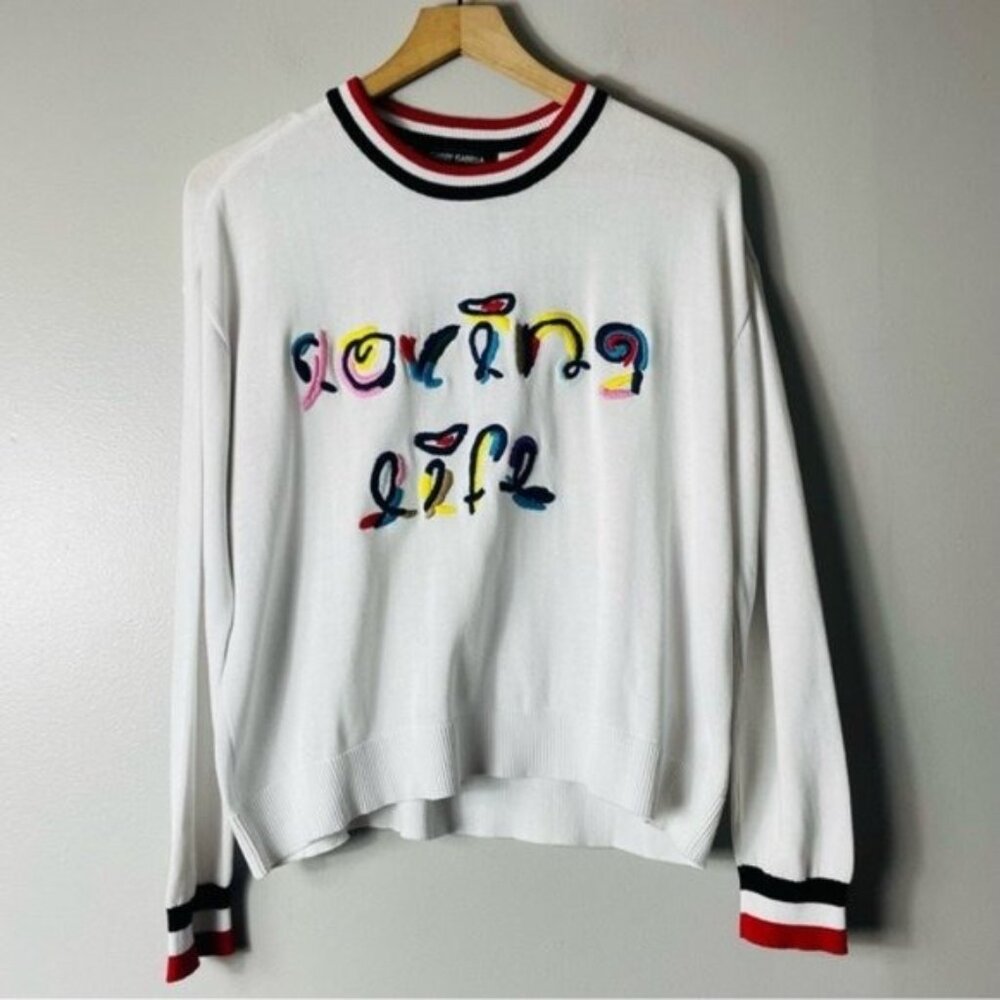 Gabby Isabella Loving Life Crewneck Sweater